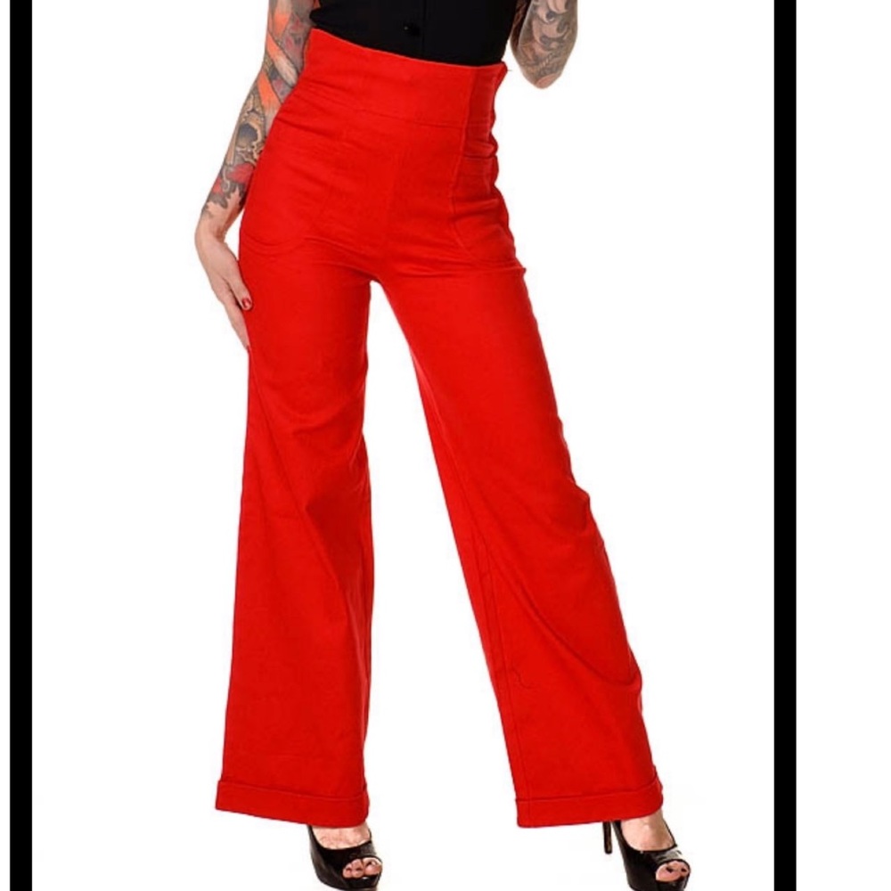 Collectif Clothing Frankie Swing Trousers Pinup 2X